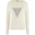 GUESS  Eco Ls Triangle Logo Eli Dove White