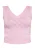 swirly Gebreide bodywarmer  rosa