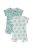 MINOTI Rompertje/body  ecru / mintgroen / zwart