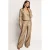Freebird high waist wide leg broek – goud