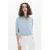 Caroll blouse met linnen lichtblauw