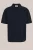 WE Fashion – Heren relaxed fit polo met structuur – Relaxed Fit – Donkerblauw – Katoen –