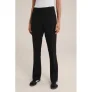 WE Fashion slim fit pantalon zwart