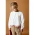 Mango Kids A-lijn blousetop met ruches – wit/rood