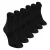 6-Pack Heren Yoga Pilates Antislip Sokken | Ademend Gewatteerde Sportsokken