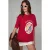 Oversized T-shirt met print en ronde hals