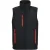 Regatta Heren Gilet met volledige rits (Zwart/Klassiek Rood)