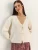 Bianco Lucci Gebreid vest  natuurwit