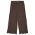 Copenhagen Colors casual broek met golvende afwerking – donkerbruin