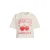 Orange Stars boxy fit T-shirt ecru