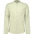 No Excess Shirt with linen granddad seagreen