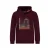 TYGO & vito hoodie met print – donkerrood