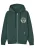 Pas De Monaco Sweatvest ‘Vortex’  donkergroen / wit
