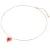 Rafaela Donata Ketting  rose-goud / rood / wit