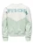 ONLY GIRLS Sweatshirt ‘KOGRuna-Mena’  turquoise / mintgroen / offwhite