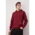 TRENDYOL MAN Heren Bordeaux Effen Lang Regular fit Sweatshirts
