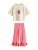 Next Set  chamois / enziaan / cranberry / watermeloen rood