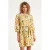 Smashed Lemon zomerjurk met print – geel