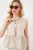 Gestreepte Textuur Blouse met Strik