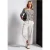 Street One Dames V-hals blouse met tape in Beige
