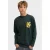 Redefined Rebel longsleeve met backprint – donkergroen