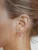 Hey Happiness Oorbellen ‘Braided’  zilver