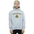 Harry Potter Heren Hufflepuff Crest Hoodie (Sportgrijs)