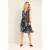 Summum Woman Dress Bold Flower Black