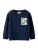 NAME IT Sweatvest ‘NMMNEIL’  navy / donkergeel / wit
