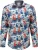 A Fish Named Fred Overhemd Koi Karper Blauw heren