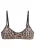 Copenhagen Studios Bikinitop  beige / bruin / zwart / wit