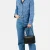 BURKELY leren crossbody tas Soft Skylar zwart