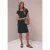 Street One Dames Knielange jersey jurk in Groen