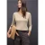 Street One Dames Shirt met hartvormige halslijn in Beige
