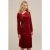 We Fashion Dress Mid Length Vintage Red