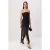 TRENDYOLMİLLA Dames Zwart Effen Maxi Mouwloos Skater Avond & Gala Jurk