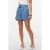 VERO MODA regular high waist paperbag short blauw