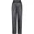 EsQualo Trousers Wide Vegan Leather Grey