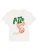 Watapparel Shirt ‘Pizza’  groen / oranjerood / wit