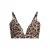BEACHWAVE voorgevormde beugel bikinitop beige/zwart