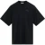 Gebroken wit Moon Tab oversized fit zwart T-shirt