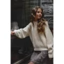 Looxs Revolution Gebreide sweater open schouders voor meisjes in de kleur