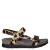 Panama Jack Selma sandalen met panterprint beige/cognac/zwart