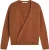 SUMMUM Gebreid Vest Wrap Mohair wol blend Bruin dames