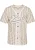 Karl Kani Shirt  beige / zwart / wit