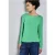 Street One Dames Shirt met lange mouwen in Groen