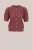 WE Fashion – Dames vest met open structuur – Regular fit – Oudroze –
