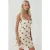 Polkadot Mouwloze Mini Tule Jurk met Vierkante Halslijn