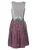 Maze Dirndl  grijs / groen / lichtlila