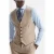 Reiss Wish-plain Waistcoat Oatmeal